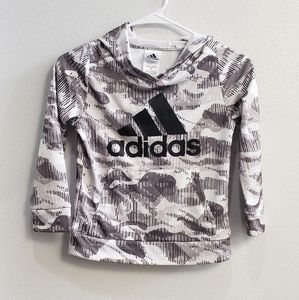 Adiddas pullover hooded sweatshirt Unisex size 8